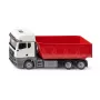 Die-cast model dump truck Siku Super Man by Siku, scale not specified, metal construction, moving bed
