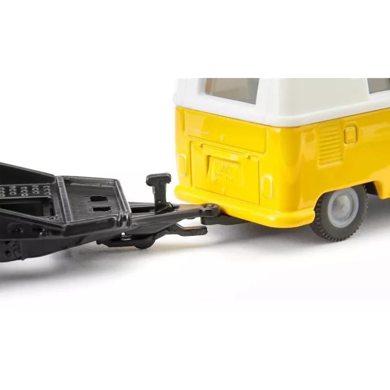 Car model set Siku VW T1 with trailer and VW Beetle, preassembled 1:50, size 42×200×51 mm