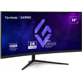 Viewsonic VX3418C-2K computer monitor 86.4 cm (34 inch) 3440 x 1440 pixels UltraWide Quad HD Black