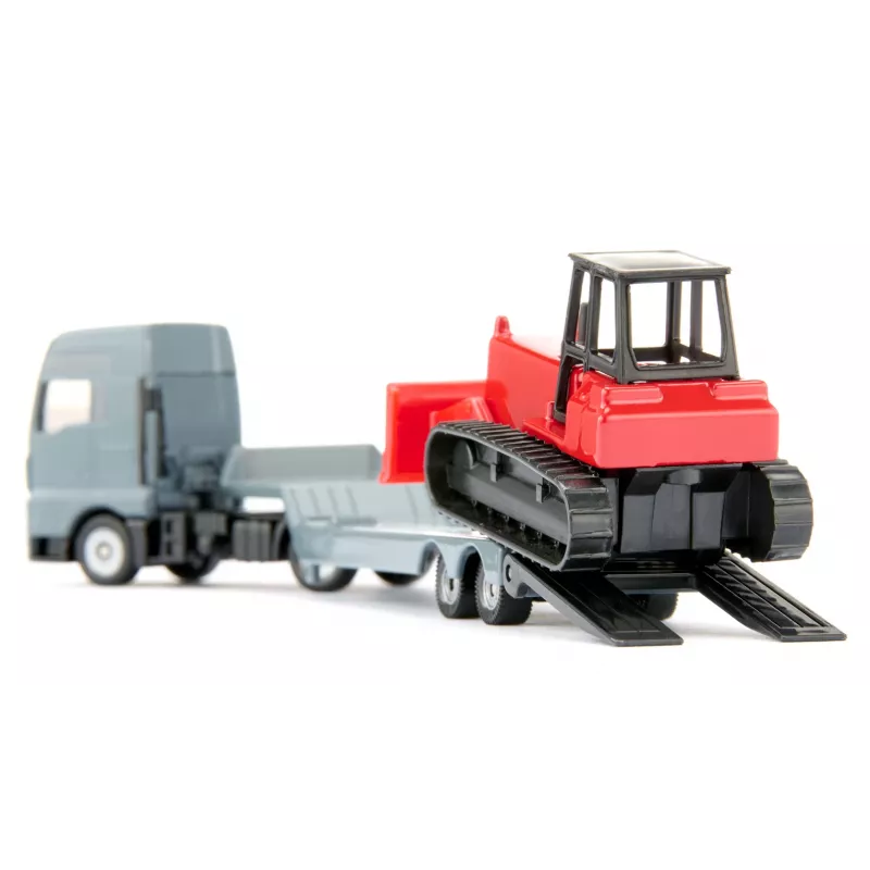 Siku MAN Truck with Bulldozer, Truck/Trailer model, 1:87, MAN, Grey, Red, China