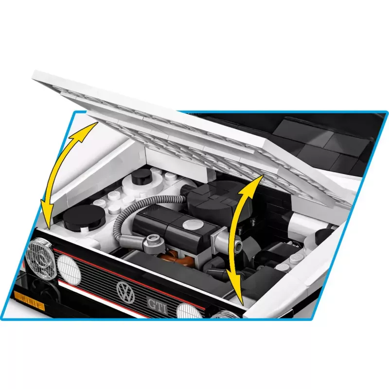Scale 1:12 Model Kit Cobi Volkswagen Golf GTI 1976–1983 Executive Edition — detailed buildable replica