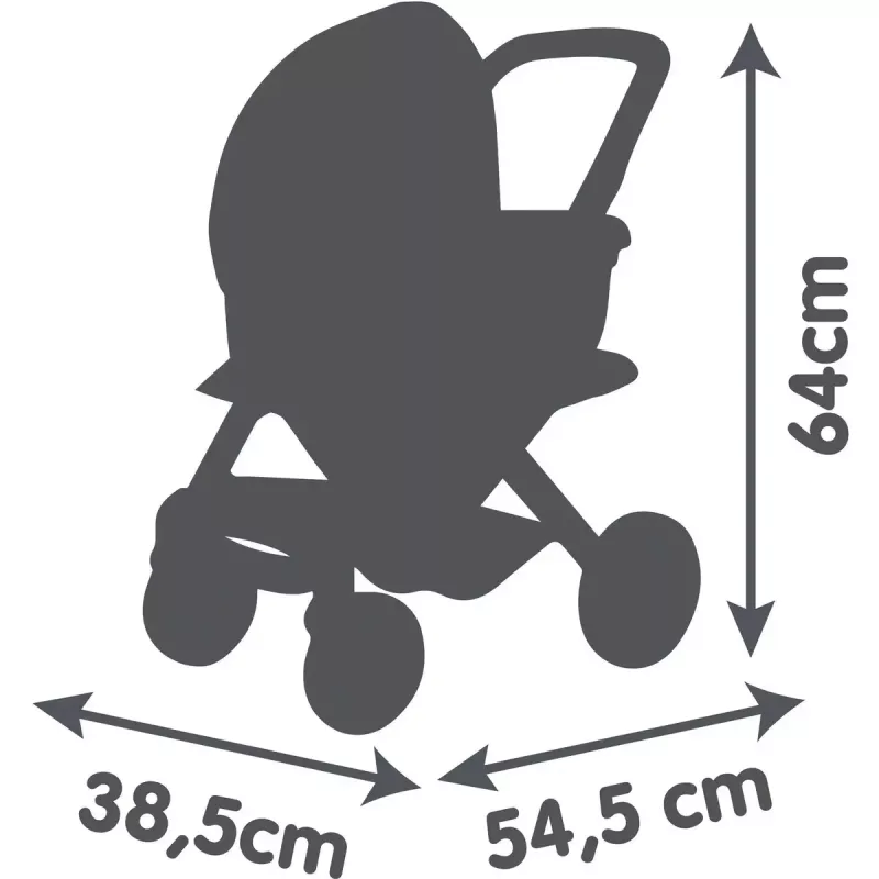 Doll's pram 3-in-1 Simba-Dickie Smoby Maxi-Cosi beige