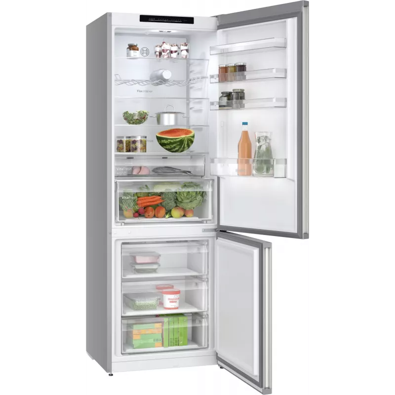 Bosch Serie 4 KGN492IAF fridge-freezer Freestanding 440 L Stainless steel