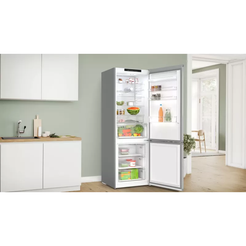 Bosch Serie 4 KGN492IAF fridge-freezer Freestanding 440 L Stainless steel