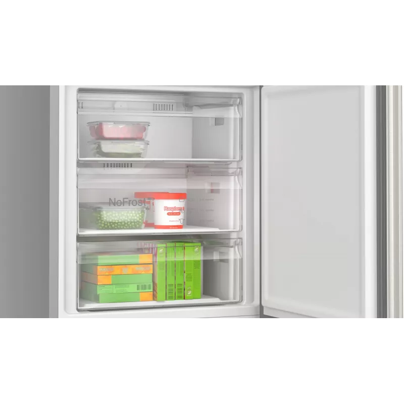 Bosch Serie 4 KGN492IAF fridge-freezer Freestanding 440 L Stainless steel
