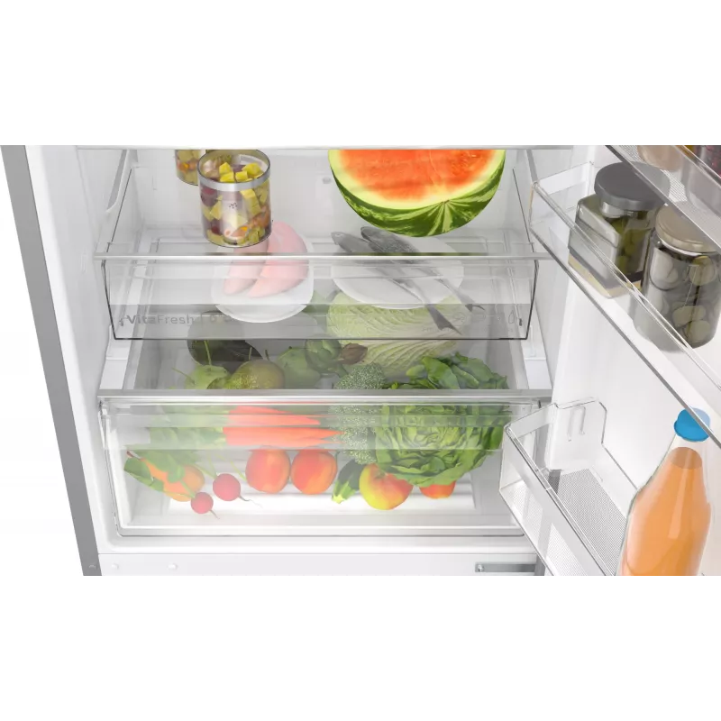 Bosch Serie 4 KGN492IAF fridge-freezer Freestanding 440 L Stainless steel