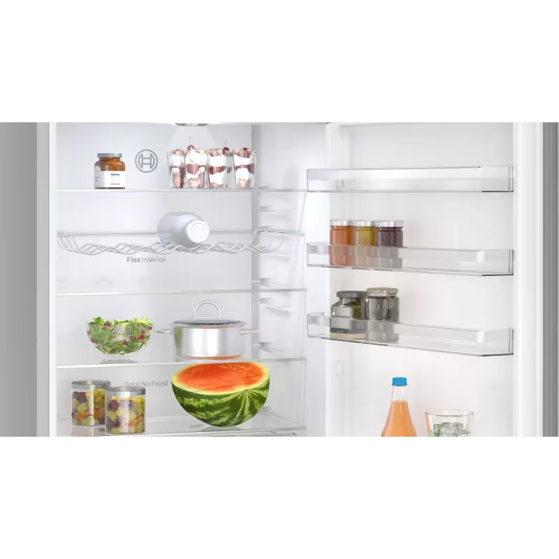 Bosch Serie 4 KGN492IAF fridge-freezer Freestanding 440 L Stainless steel