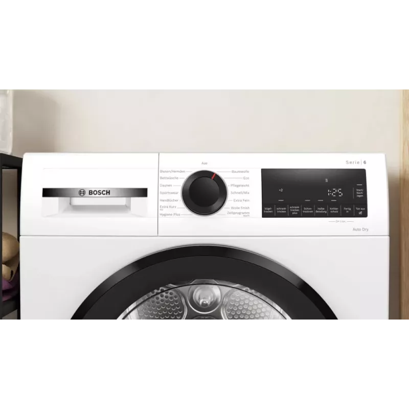 Bosch Serie 6 WQG243D41 tumble dryer Freestanding Front-load 9 kg White