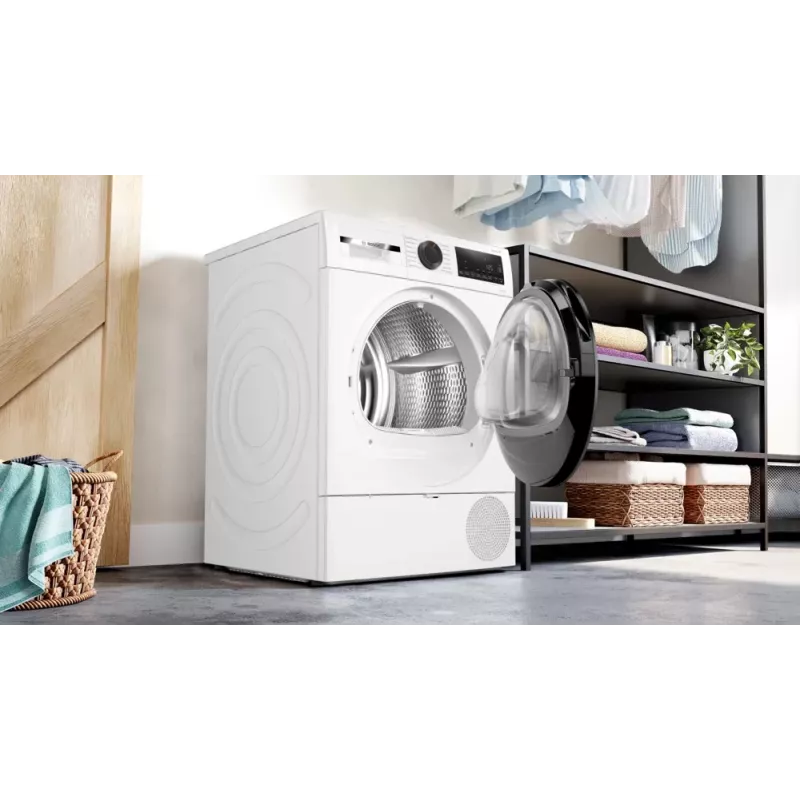 Bosch Serie 6 WQG243D41 tumble dryer Freestanding Front-load 9 kg White