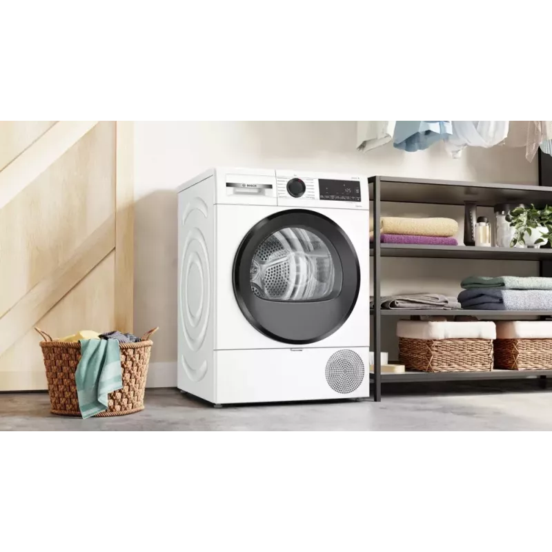 Bosch Serie 6 WQG243D41 tumble dryer Freestanding Front-load 9 kg White