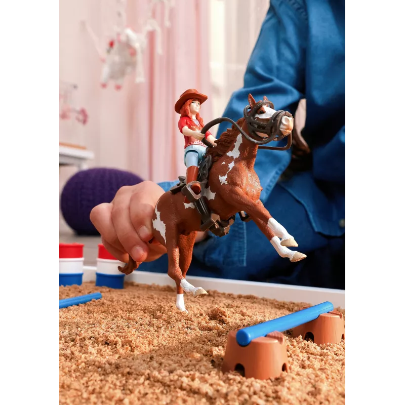 schleich HORSE CLUB Hannah's Western Adventures, 5 yr(s), Horses, Multicolour, Plastic