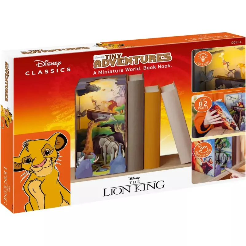 Plastic Model Kit REVELL Tiny Adventures Disney The Lion King 00534 — scale not specified, snap-fit pieces, for children
