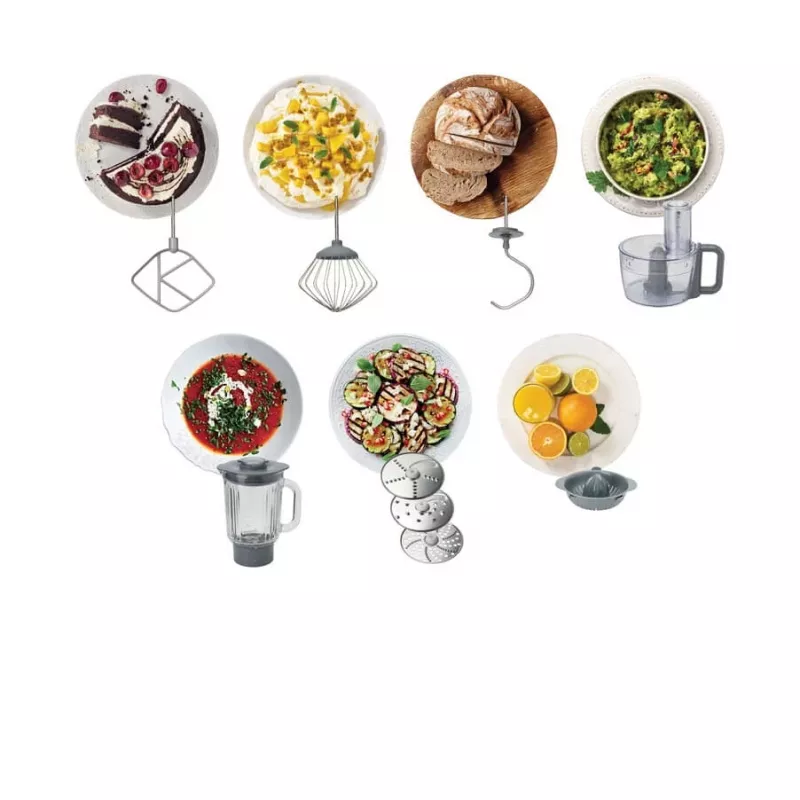 Kenwood Prospero+ White KHC29A.J0WH food processor 1000 W 4.3 L Stainless steel, White