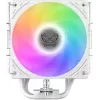 CPU cooler SCYTHE Mugen 6 Dual Fan White ARGB Edition, dual 120 mm fans, white finish