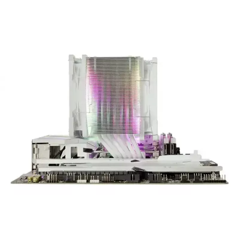 CPU cooler SCYTHE Mugen 6 Dual Fan White ARGB Edition, dual 120 mm fans, white finish