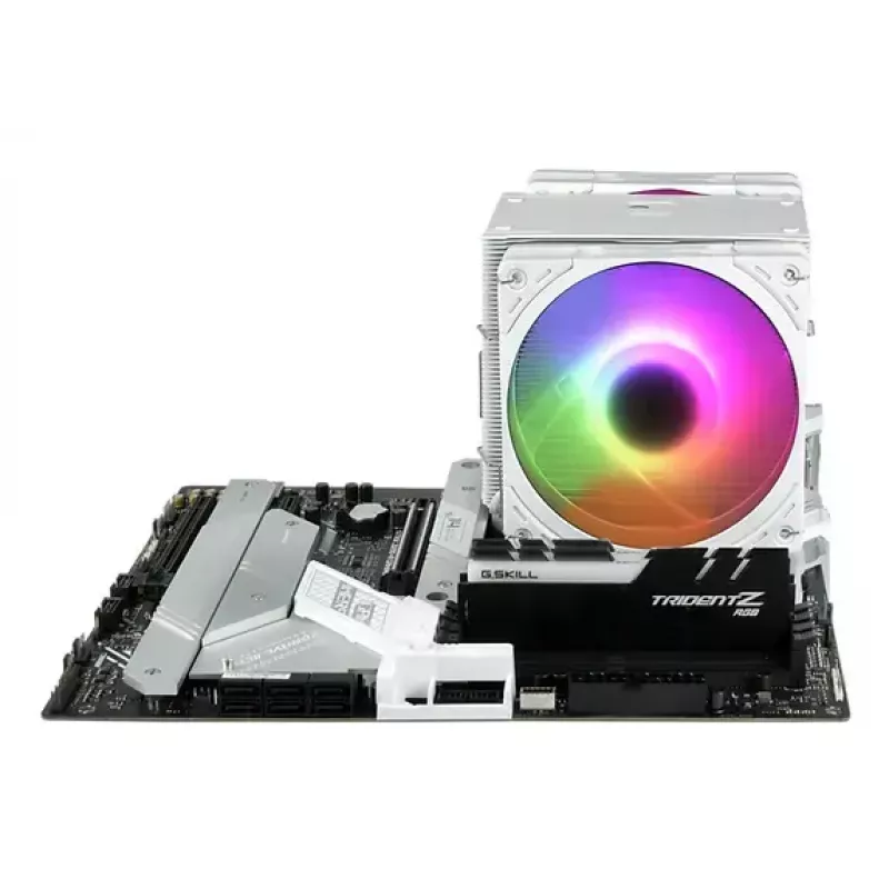 CPU cooler SCYTHE Mugen 6 Dual Fan White ARGB Edition, dual 120 mm fans, white finish