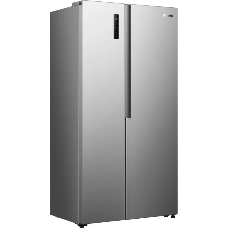 Gorenje Side by side NRS917E41X SI, Freestanding, American door, Grey, 2 door(s), Touch, LED