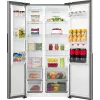 Gorenje Side by side NRS917E41X SI, Freestanding, American door, Grey, 2 door(s), Touch, LED