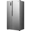 Gorenje Side by side NRS917E41X SI, Freestanding, American door, Grey, 2 door(s), Touch, LED