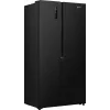 Gorenje HZF55082 NRS917E41BX G400, Freestanding, American door, Black, 2 door(s), Touch, LED