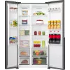 Gorenje HZF55082 NRS917E41BX G400, Freestanding, American door, Black, 2 door(s), Touch, LED
