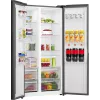 Gorenje HZF55082 NRS917E41BX G400, Freestanding, American door, Black, 2 door(s), Touch, LED