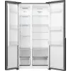 Gorenje HZF55082 NRS917E41BX G400, Freestanding, American door, Black, 2 door(s), Touch, LED