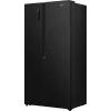 Gorenje HZF55082 NRS917E41BX G400, Freestanding, American door, Black, 2 door(s), Touch, LED