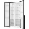 Gorenje HZF55082 NRS917E41BX G400, Freestanding, American door, Black, 2 door(s), Touch, LED
