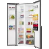 Gorenje HZF55082 NRS917E41BX G400, Freestanding, American door, Black, 2 door(s), Touch, LED