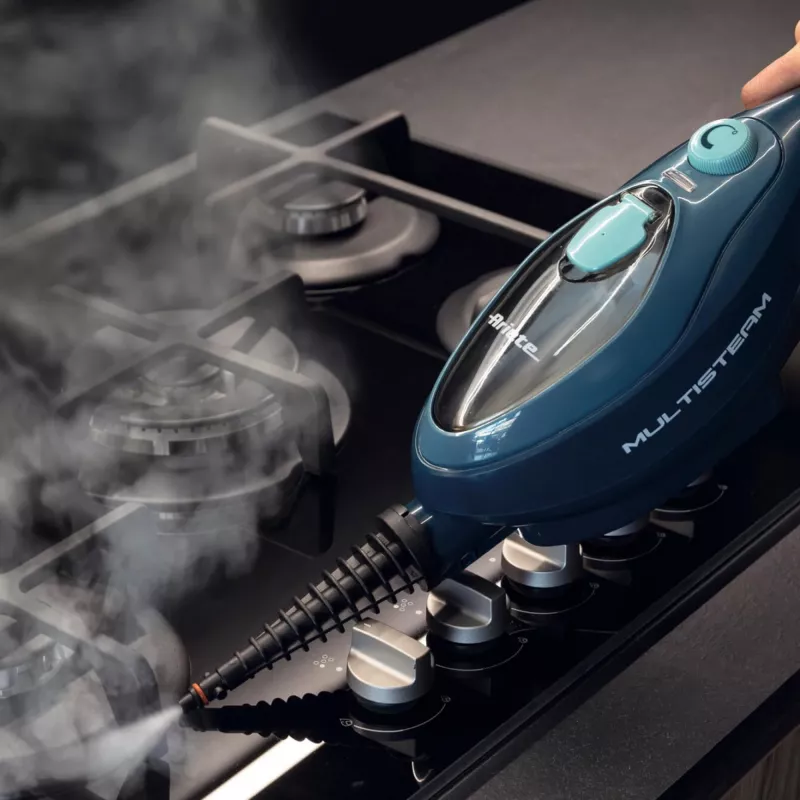 Ariete 4164 Steam mop 10 in 1, Steam mop, kills 99.9% of germs and bacteria, Attachment kit, Unlimited operating time, 1500 Watt
