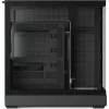 Tower case APNX V2-F-BK-v1 with three tempered glass panels, black