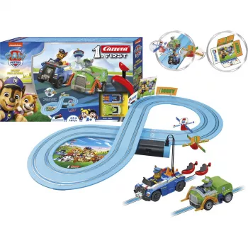 Toy Racetrack CARRERA FIRST Paw Patrol - Ready for Action, children's slot car set