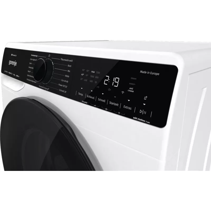 Gorenje WPNA84A2TS washing machine Front-load 8 kg 1400 RPM Black, White