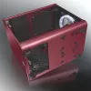 RAIJINTEK METIS PLUS Mini Tower PC case Red — Mini-ITX, 1x 3.5 inch bay, 4x 2.5 inch bays, 120 mm fans