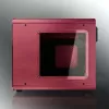 RAIJINTEK METIS PLUS Mini Tower PC case Red — Mini-ITX, 1x 3.5 inch bay, 4x 2.5 inch bays, 120 mm fans