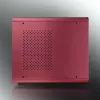 RAIJINTEK METIS PLUS Mini Tower PC case Red — Mini-ITX, 1x 3.5 inch bay, 4x 2.5 inch bays, 120 mm fans