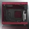 RAIJINTEK METIS PLUS Mini Tower PC case Red — Mini-ITX, 1x 3.5 inch bay, 4x 2.5 inch bays, 120 mm fans