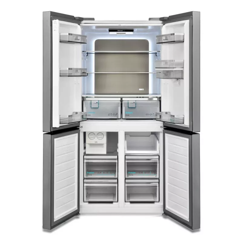 Sharp SJ-NFA35IHDPD-EU side-by-side refrigerator Freestanding 487 L Stainless steel