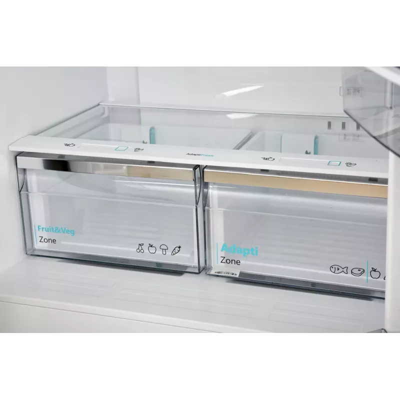 Sharp SJ-NFA35IHDPD-EU side-by-side refrigerator Freestanding 487 L Stainless steel
