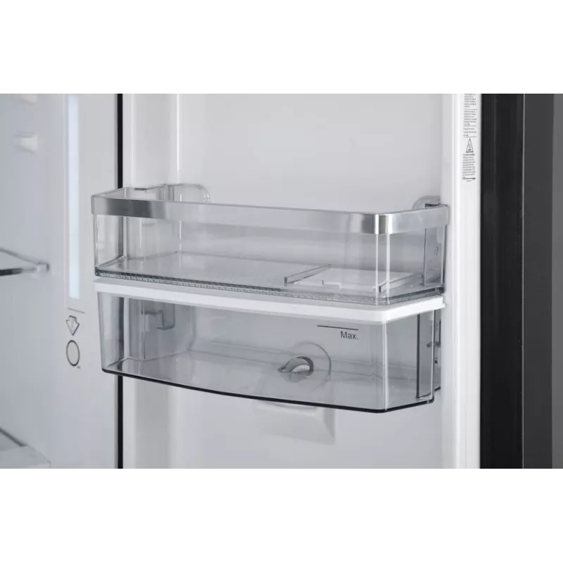 Sharp SJ-NFA35IHDPD-EU side-by-side refrigerator Freestanding 487 L Stainless steel