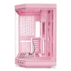 HYTE Y70 Milk Midi Tower PC Case, Pink — supports 120/140 mm fans, 2.5 inch & 3.5 inch drives, bottom PSU, 320×470×470 mm