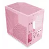 HYTE Y70 Milk Midi Tower PC Case, Pink — supports 120/140 mm fans, 2.5 inch & 3.5 inch drives, bottom PSU, 320×470×470 mm