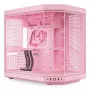 HYTE Y70 Milk Midi Tower PC Case, Pink — supports 120/140 mm fans, 2.5 inch & 3.5 inch drives, bottom PSU, 320×470×470 mm