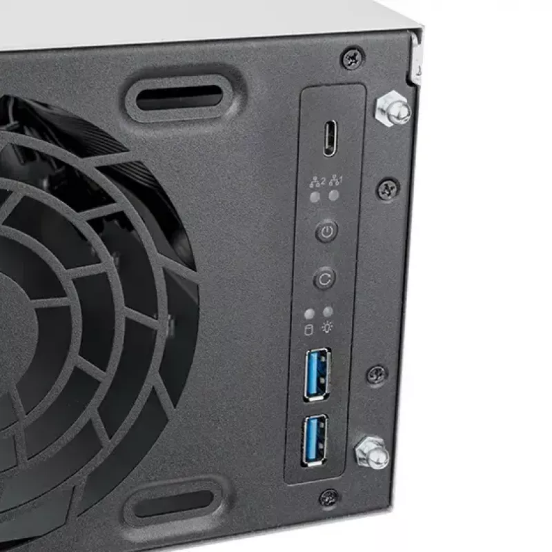 SILVERSTONE SST-RM31 Rack server case — Rack form factor, support for SFX/SFX-L PSUs, 2×3.5 inch + 2×2.5 inch bays, USB 3.2 Gen1