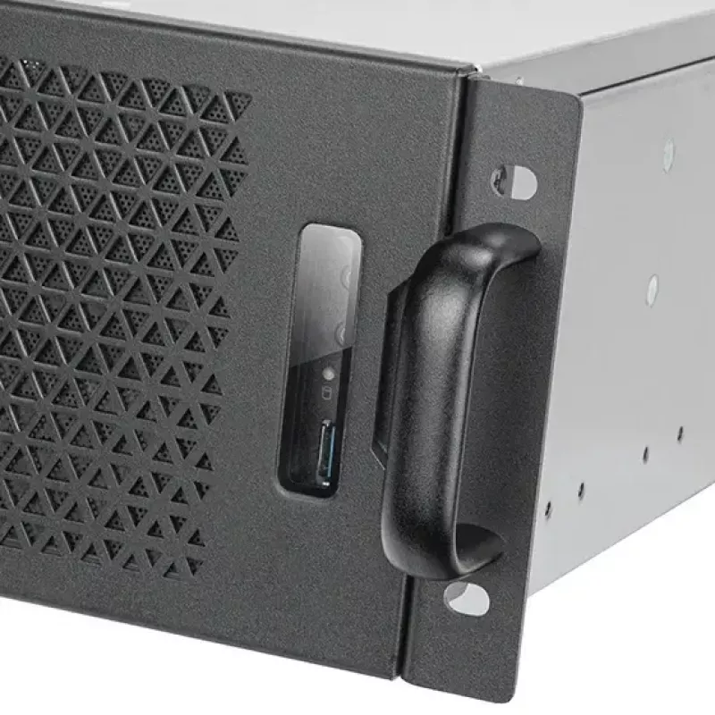 SILVERSTONE SST-RM31 Rack server case — Rack form factor, support for SFX/SFX-L PSUs, 2×3.5 inch + 2×2.5 inch bays, USB 3.2 Gen1