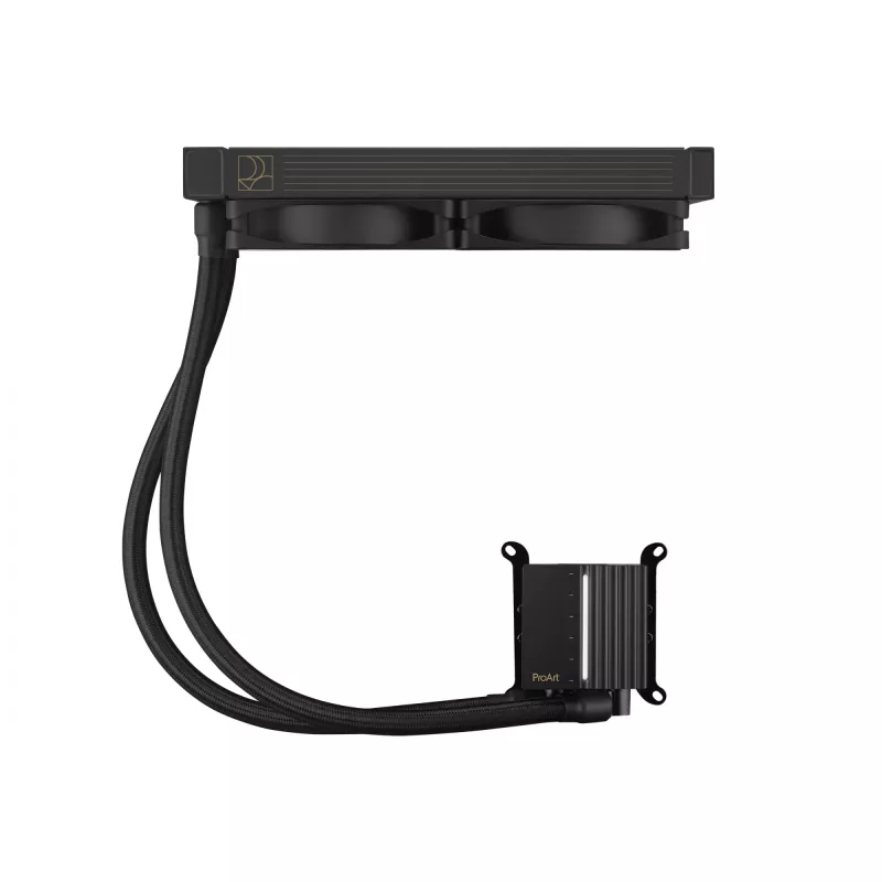 All-in-one liquid cooler ASUS ProArt LC 240, 120 mm fans, black, supports LGA1700/AM5/AM4/115x/1200