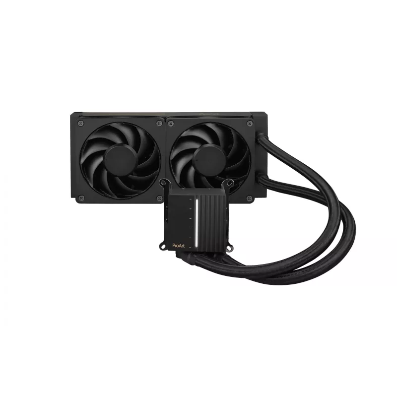 All-in-one liquid cooler ASUS ProArt LC 240, 120 mm fans, black, supports LGA1700/AM5/AM4/115x/1200