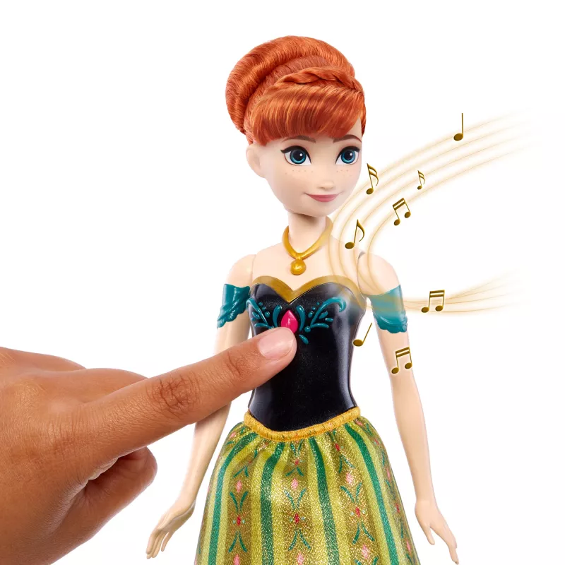 Disney Frozen Singing Anna Doll Sings “For the First Time in Forever” in 4 Languages from Movie