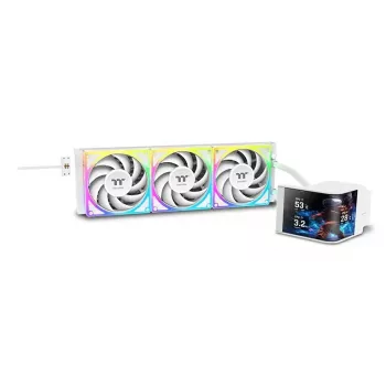 Thermaltake MAGCurve 360 Ultra Snow All-in-One Liquid CPU Cooler with ARGB Fans